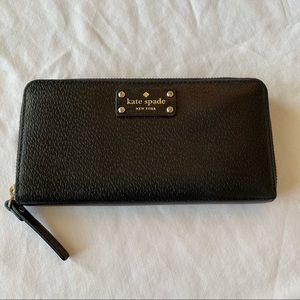 Kate Spade Large Black Wallet